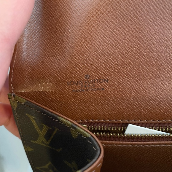 LOUIS VUITTON Pochette Dame GM Monogram Vintage Clutch Bag Like New! - Picture 14 of 16